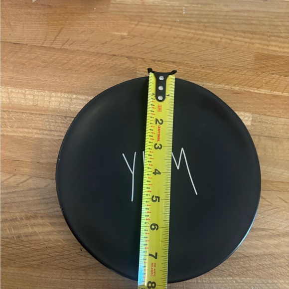 Rae Dunn Black 'YUM' Dinnerware Set - Picture 6 of 7